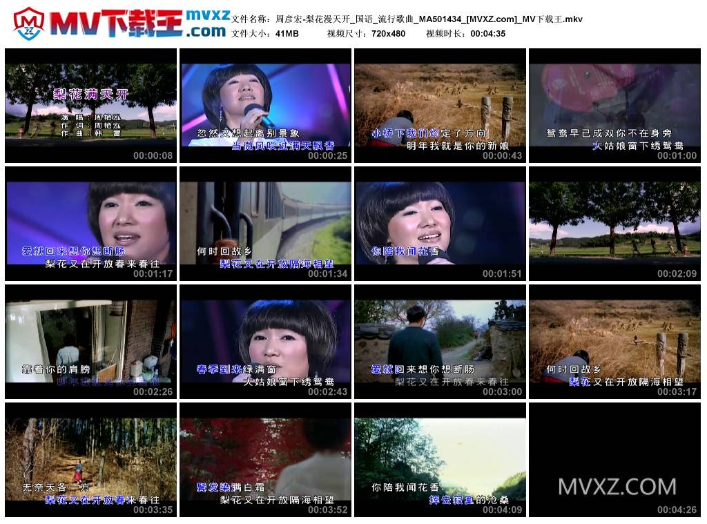 周彦宏-梨花漫天开_国语_流行歌曲_MA501434